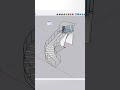 ✅ Sketchup pro tips / How to create complex stair in sketchup. #jswinterior #sketchuptutorials
