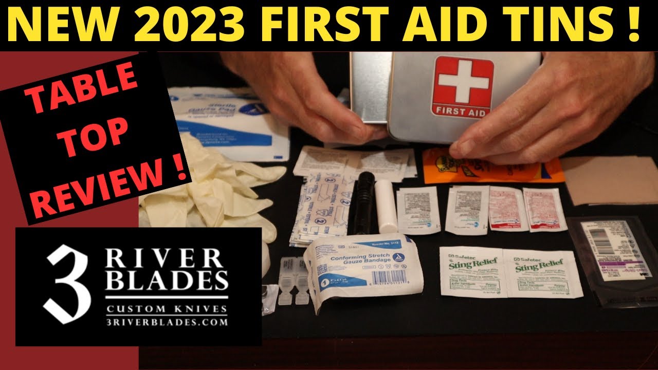 Unboxing and Reveal of the First 3 River Blades First Aid Tin for 2023 ...