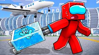 Construi Una PISCINA Dentro de la MALETA de Mi Amigo en Minecraft!