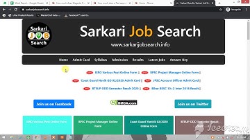 ISRO Various Post Online Form - Sarkarijobsearch.info - sarkari result - sarkari job search