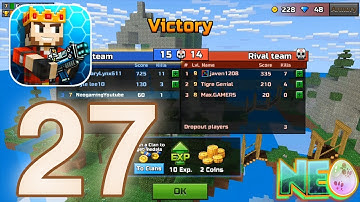 Pixel Gun 3D: Gameplay Walkthrough Part 27 - Multiplayer Battle! (iOS, Android)