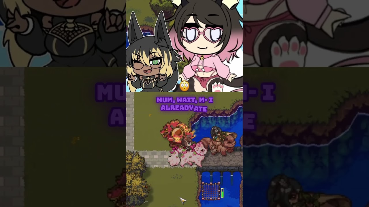 Cute fox girl gives me her mushroom😉  #vtuber #twitch