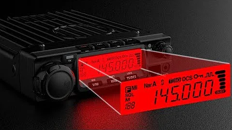 Radioddity VB70-B VHF Mobile Transceiver 70 Watts Max With Bluetooth & Air Band Receive