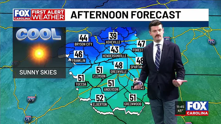 Cold front brings Thursday chill ahead of gradual weekend warm-up