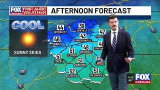 Cold front brings Thursday chill ahead of gradual weekend warm-up