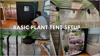 #133 : Basic Grow Tent Setup for Plant Propagations Indoor | VIVOSUN Grow Tent Kit