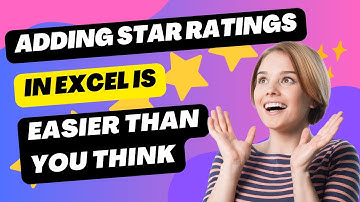 How to Add Star Ratings in Excel Sheets Easy Tutorial #Excel #StarRatings #ExcelTutorial #OfficeTips