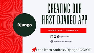 Full Creating our First Blog App using Django💻🖥 News