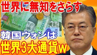 【海外の反応】衝撃!!「日本円」の世界３大通貨について「韓国ウォン」が世界中に無知をさらけ出すｗｗ「日本？大した事ないです」→韓国人はドヤ顔で語る・・・【日本の魂】