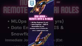 𝗡𝗼𝘄 𝗛𝗶𝗿𝗶𝗻𝗴 –  Remote Roles