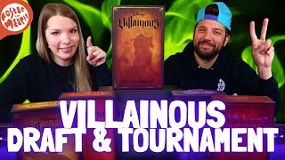Villainous Game Day | Draft & Tournament | Board Game Day | Jeff vs Jamie