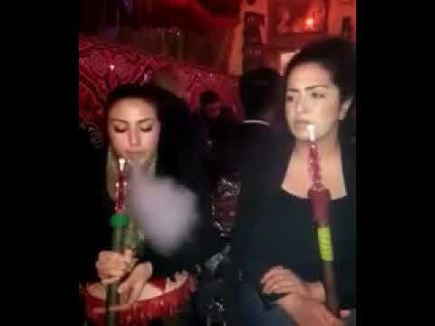 فعلا تربيه البنت اهم حاجه شوف البنات وهي تشرب الشيشه ازاي
