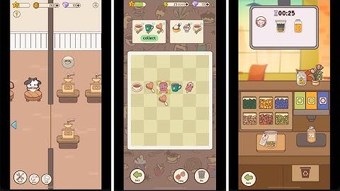 Merge Cafe:Cat Restaurant game (IOS Gameplay)