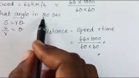 #11 maths exercise 3.2-10 #a train is moving on a circular track in 1500m radius at the rate of66...