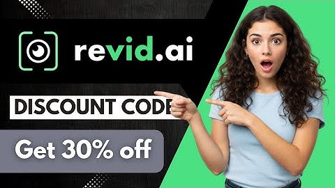 Revid ai Discount Code - Save 30% intantly!