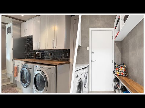 75-galley-laundry-room-with-gray-backsplash-design-ideas-you'll-love-🌈