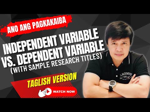 Video: Paano iniimbak ang mga variable?