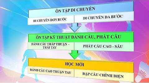 CẦU LÔNG - CHƯƠNG TRÌNH THEO SGK LỚP 11