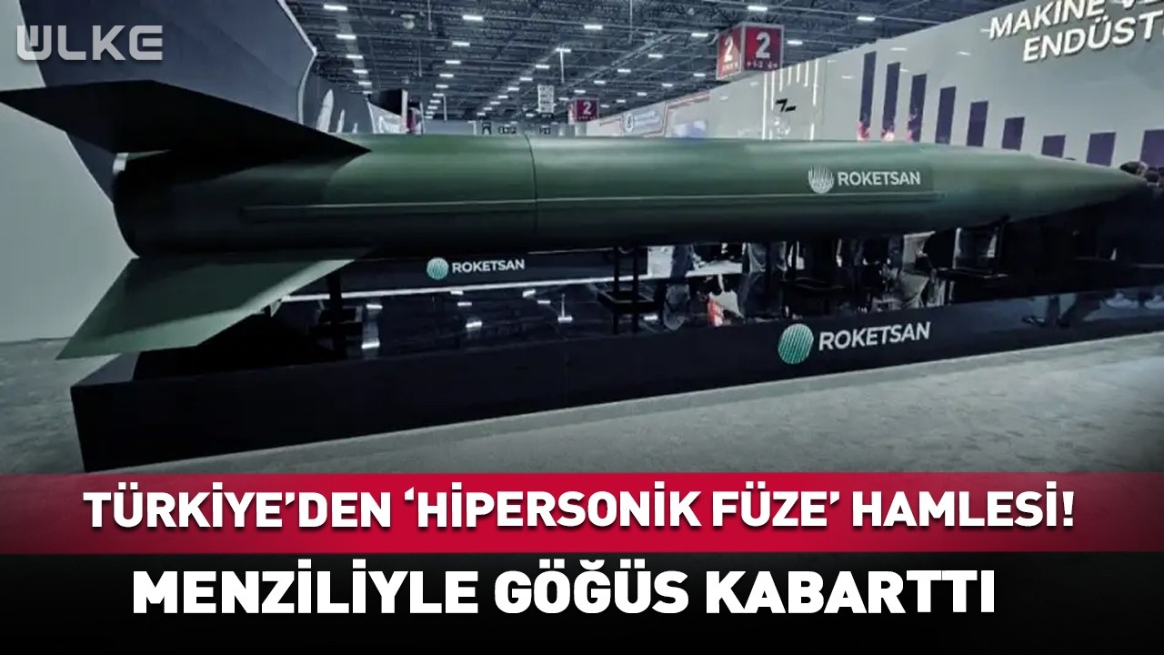 Türkiye'den 'Hipersonik Füze' Hamlesi! Menziliyle Göğüs Kabarttı #haber