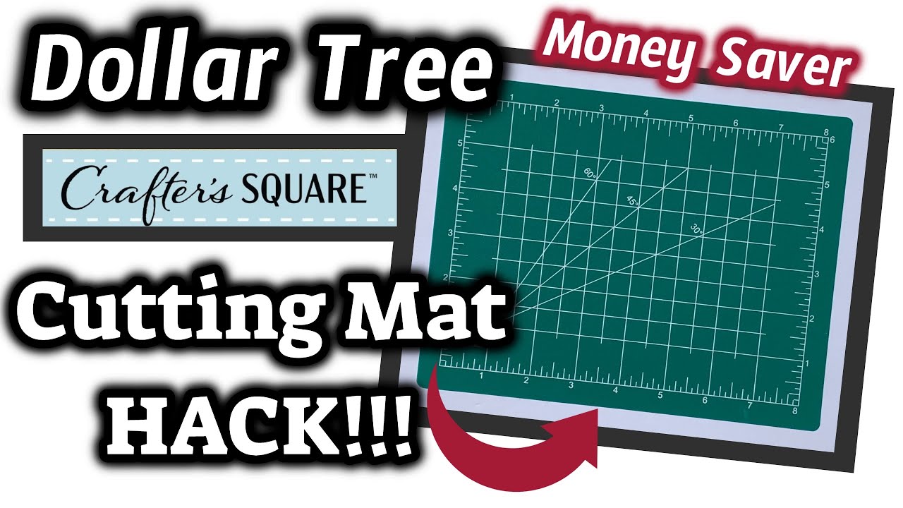 Dollar Tree CUTTING MAT HACK  QUICK & EASY Money SAVING HACK 