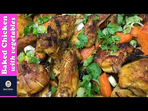 Baked Chicken with Vegetables | Written Recipe