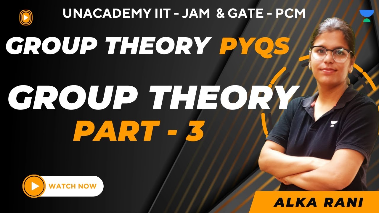 GATE 2025 Chemistry | Group Theory PYQs | Group Theory - Part 3 | Alka ...