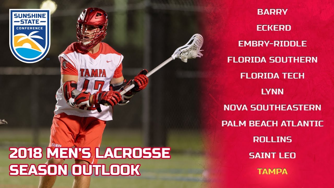 University of Tampa 2018 Men's Lacrosse Season Outlook YouTube