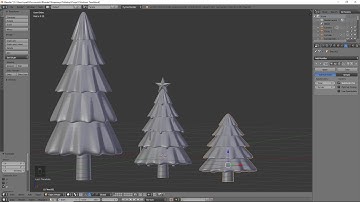 Blender Pine Tree Mini Modeling Tutorial | Christmas Tree!