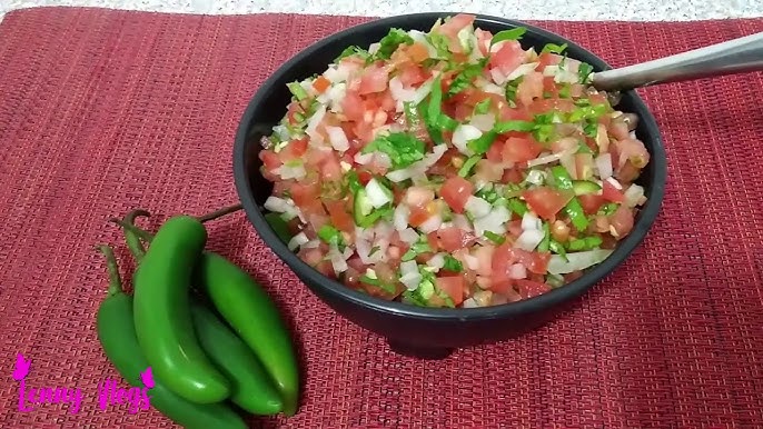 Cómo hacer pico de gallo: la receta más fácil de la salsa mexicana  tradicional