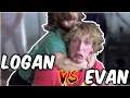 Everytime Logan Paul and Evan  Fight..All The Epic Fight Compilation