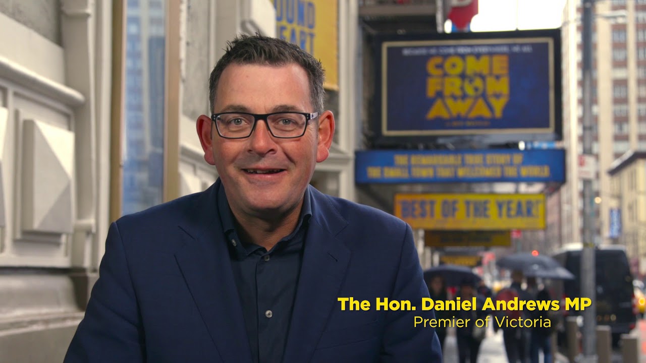 COME FROM AWAY MELBOURNE PREMIER ANNOUNCEMENT YouTube