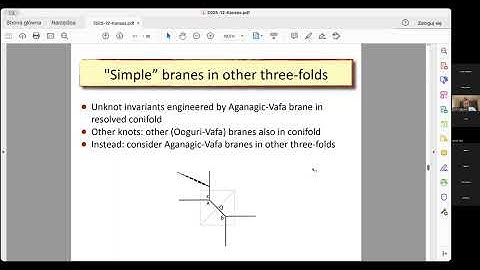 Piotr Sulkowski - Symmetric quivers for 2d, 3d and 4d theories and topological strings (Lec 2)