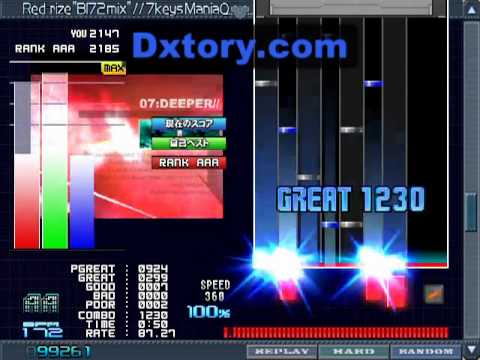 発狂BMS難易度表】 ☆8 Red-rize 