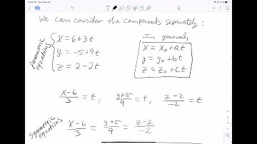 Equations of Lines and Planes - Multivariable Calculus (12.5a)