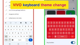 How to change keyboard theme in vivo smart phone | vivo phone keyboard color change screenshot 4