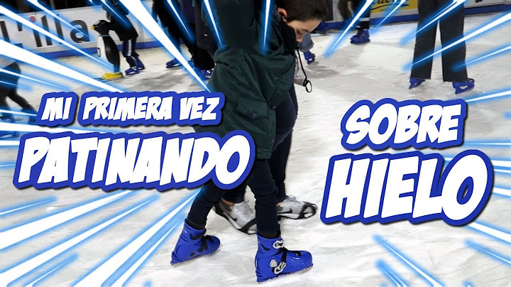 Primera vez patinando sobre hielo, Aguantaré de pie?