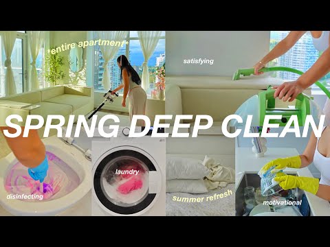 extreme DEEP CLEAN MOTIVATION 🧼 ultimate SPRING RESET routine & organize ENTIRE apartment 2026