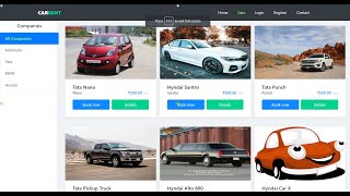 Car Rental in Spring boot and React