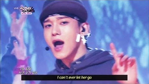 EXO - Wolf (2013.06.15) [Music Bank w/ Eng Lyrics]
