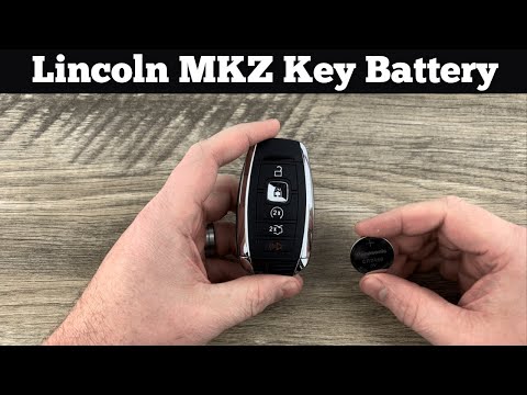 How To Change A 2017 – 2020 Lincoln MKZ Remote Fob Key Battery – Remove Replace Battery Replacement