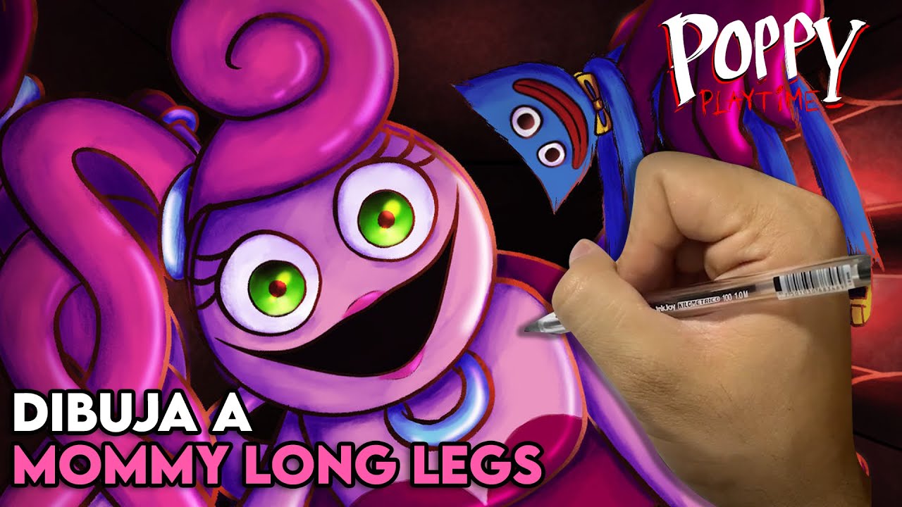 Como DESENHAR a BONECA de POPPY PLAYTIME - Como DIBUJAR la MUÑECA de POPPY  PLAYTIME - CHAPTER 2 