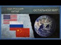 США, РОССИЯ, КИТАЙ vs ОСТАЛЬНОЙ МИР ★ Сравнение военных потенциалов (2018)