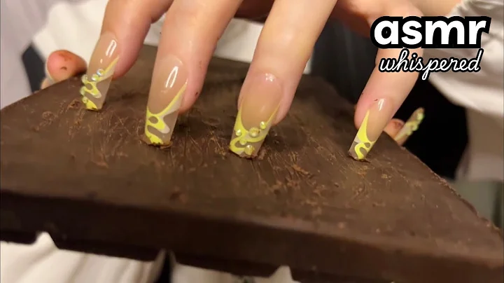 ASMR * Dark Chocolate Scratching & Tapping