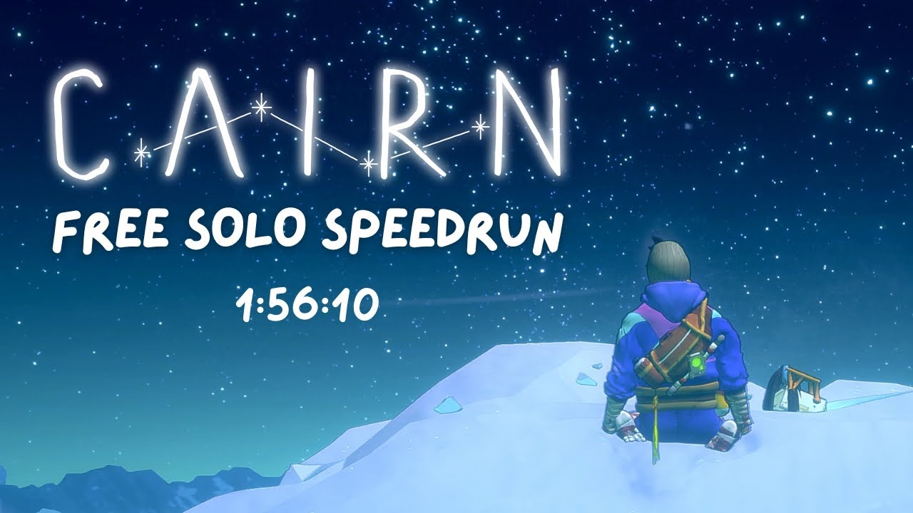 The Most Stressful Speedrun in Gaming? ⛰️ Cairn Free Solo Former WR 