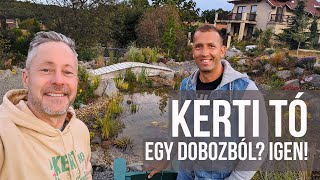 Tó egy dobozból - avagy tóépítés totális kezdőknek (is) | kert TV