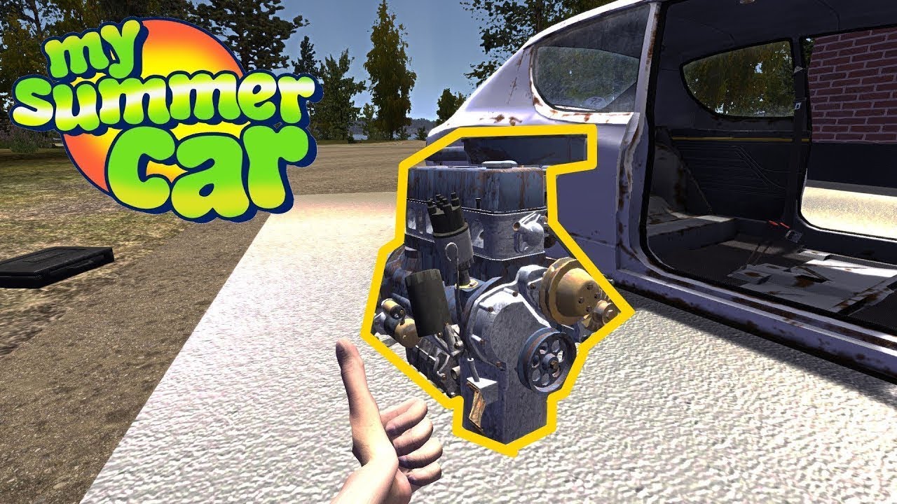 Przygotowania do składania silnika Moje Letnie Auto w sensie My