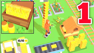 Bee 🐝 Farm Craft Part 1 Android and iOS Gameplay Walkthrough