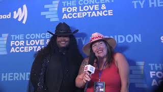 Voice Winner Asher HaVon at The Concert for Love and Acceptance during CMA Fest