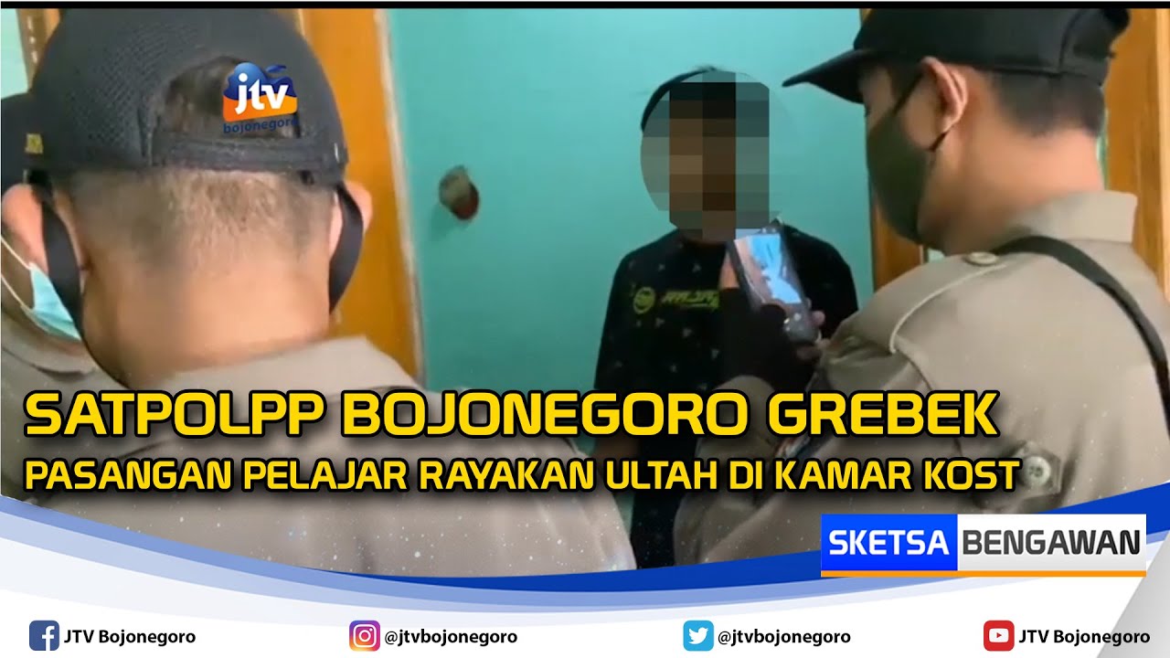 Satpol PP Bojonegoro Grebek Pasangan Pelajar Rayakan Ultah Di Kamar Kost