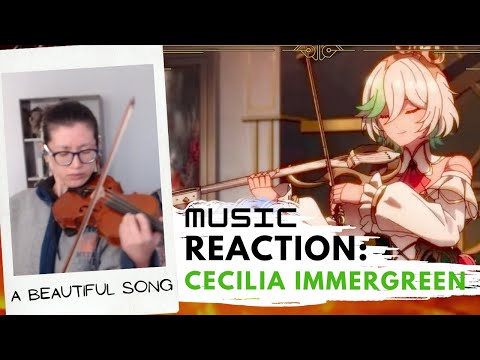 Cecilia Immergreen "A Beautiful Song" Reaction + POTATO JAM | 'Commence Violinery'